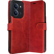 Newface Xiaomi Redmi 15c 4g Trend S Plus Kapaklı Kılıf - Kırmızı Diğer