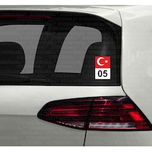 Amasya 05 Il Plaka Sticker Ayyıldız Türkiye Etiket Stickerı 477676001