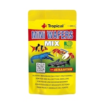 Tropical Mini Wafers Mix 18gr Vatoz Ve Çöpçü Balığı Yemi