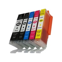 Photoprint Canon Mg5650 Uyumlu 5 Renk Kartuş Seti