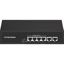 Ods 4port Poe 60w 2-uplink 10/100 Yönetilemez Switch 08ods-4p2u