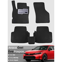 Honda Civic Sport Plus 2019-2024 Uyumlu Eva Paspas Tam Set Araca Özel,kolay Montaj 160