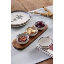 Kütahya Porselen Palmiye Multi 4 Parça 8 Cm Kase 80794 Diğer