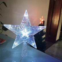 Parti İçin Şık Noel Ağacı Yıldız Işığı white Light 30 LEDs Flashing