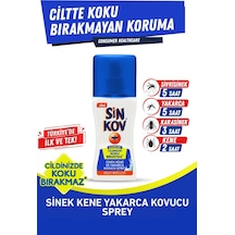 Sinkov Comfort Yakarca Sinek Kene Kovucu Vücut Sprey 100ml - Ciltte Koku Bırakmayan Koruma