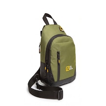 Esvelans Unisex Çapraz Askılı Göğüs Ve Omuz Çantası Günlük Body Bag Haki