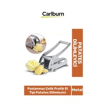 Özel Üretim Ergonomik Dayanıklı Paslanmaz Çelik İnce Eşit Bölen Pratik El Tipi Patates Dilimleyici