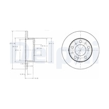 Fren Disk - Fiat Ducato, Talento - Delphı-bg2253