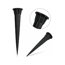 Metal Bahçe Montaj Kazığı 2'li Set 160 Mm Metal Bahçe Montaj Kazığı 2'li Set 160 Mm Antrasit Toprak Sabitleme Kazığı Bahçe Armatürü Led Spot Solar Lamba Montaj Ayağı Toprak Sabitleme Kazığı Bahçe Armatürü Led Spot Solar Lamba Montaj Ayağı