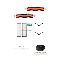 Xiaomi Mi Robot Vacuum Mop 2 Ultra Model Kod:stytj05zhm Uyumlu Fırça,filtre,mop-6 Parça