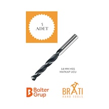 14 Mm Hss Matkap Uç 5' Adet Metal Alüminyum Ahşap Plastikçelik Delme Uç Delik Açma Uçları