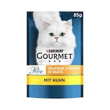 Perle Izgara Tavuklu Tam Yaş Kedi Maması, 85 G Tekli Paket