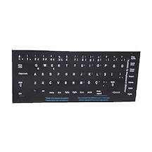 Addison 300161 Türkçe Q Siyah  Klavye Stiker