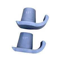 Suntek 2x Yürüteç Kayma Kayakları Coaster Gri-delik-28mm