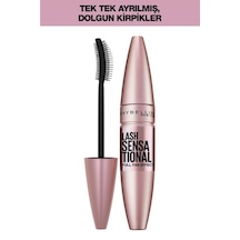 Maybelline New York Lash Sensational Yelpaze Etkili Siyah Maskara 000 Black