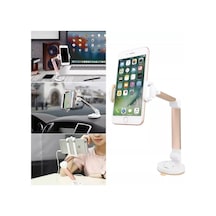 Telefon Standı Masaüstü Ayarlanabilir, Katlanabilir, 360 Döner Tutucu Aparat Video İzleme, Oyun, Zoom Ve Online Ders İçin