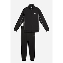 Puma Poly Piping Suit Erkek Eşofman Takımı Siyah
