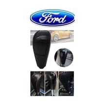 Ford Otomatik Vites Topuzu Kılıfı El Yapımı Hakiki Deri .
