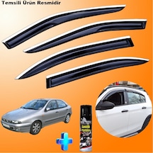 Fiat Brava Mügen Cam Rüzgarlığı Abs Nikelaj Krom Cam Rüzgarlığı 1995-2004 + Ebrayn Lastik Parlatıcı