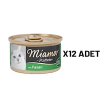 Miamor Pastete Sülünlü Yetişkin Kedi Konservesi 12 x 85 G