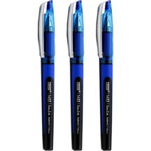 Mavi İmza Kalemi 3 Adet 1.00 Mm Kalın Uçlu İmza Pilot Kalem Ekonomik Kaliteli Cassa 1453 İmza Kalemi Mavi