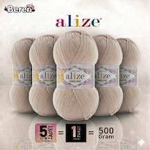 Cotton Gold - 314 Kahve Köpüğü - 5'li Paket - 100gr/330m - Pamuklu Hırka Yelek Amigurumi İpi