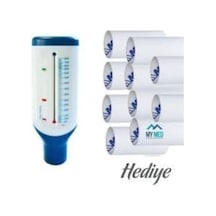 Peakflowmetre Pefmetre 10 Adet Karton Ağızlık Hediye