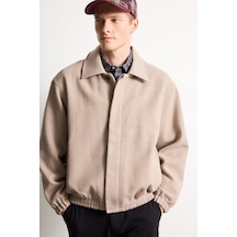 Defacto Regular Fit Beli Lastikli Gömlek Yaka Mont I1197ax26wngr535 Gri-gr535