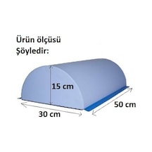 Pozisyonlama Yastığı Yarım Silindir Yükseklik 15Cm Uzunluk 50Cm Çok Renkli