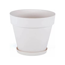 Rüzgar Yapay Çiçekçilik Serinova Yalı Saksı Ys05 10 Litre Kirli Beyaz