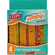 2 Adet Stepy Sünger Hobby Mercan 4'lü