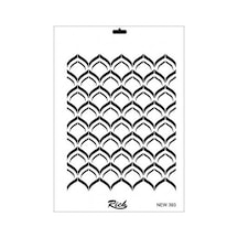 Rich New Seri N-393 Stencil 35X25 Cm