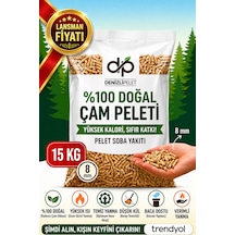Denizli Pelet %100 Doğal Çam Pelet Kedi Kumu & Yakıt 30 L15 KG 6 MM İnce Taneli