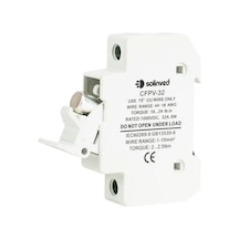 Solinved Dc Kartuş 10x38 Sigorta Yuvası - Slvfshl