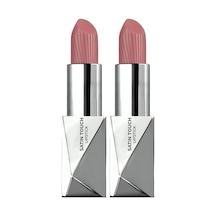Alix Avien Uzun Süre Kalıcı Nemlendirici Pürüzsüz Etkili Yarı Mat Ruj Satin Lipstick 809 Roasted Pink 2 Paketi Abanoz