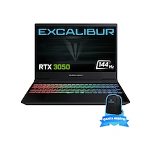 Casper Excalibur G770.1245-8VJ0X-B i5-12450H 8 GB 500 GB NVME SSD 4 GB RTX3050 Dos Dizüstü Bilgisayar