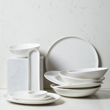 Mudo Home Natura Kayık Tabak 25cm Beyaz