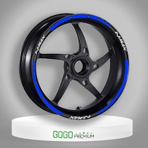 Reflektör Mavi I Yamaha Nmax Uyumlu 1 Set Jant Şeridi