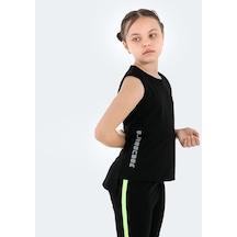 Slazenger DYLAN IN Kız Çocuk Tişört Siyah