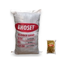Kauçuk Geniş Paket Lastiği 70x5mm 25 Kg