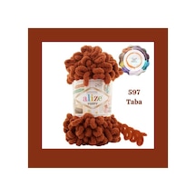 Puffy El Örgü Ipliği Büyük İlmek Tekli - 100 Gr. 9 Mt. Parmak İpi, Battaniye İpi