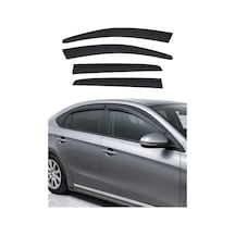 Peugeot 307/308 Hb 2000-2014 Uyumlu Araca Özel Sport Style Akrilik Cam Rüzgarlığı Koyu 4 Parça