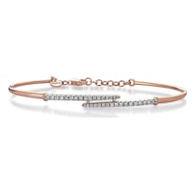 Reis Kuyumculuk T10098 Claw White Bangle