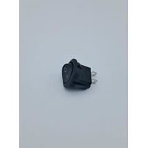 Aç-kapa Buton 12v Tekli 1 Paket 10 Adet Unıversal Cc Siyah