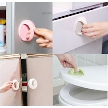 Büro Ev Ofis Mobilyası İçin Çok Amaçlı Yapışkanlı Kulp Tutacak Renkli