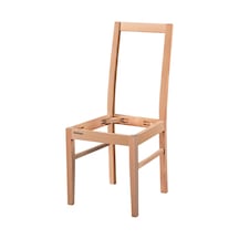 Masifart Tamari Giydirme Sandalye Modern Cilasız Ham Ham