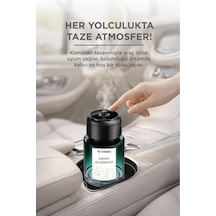 Torima Tcf-02 Araç İçi Aroma Difüzörü Lazerli Akıllı Sensör Şarjlı Ebony Agarwood Esanslı Araba Kokusu