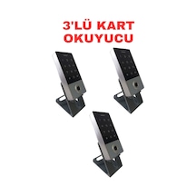 Sr-212 Mf Parmak İzi Kart Okuyucu 13.56 Mhz Dokunmatik Şifreli Biyometrik Geçiş Kontrol Sistemi 10000 Kullanıcı 3 Adet
