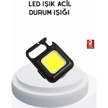 Zenvia Mini 800 Lümen Led El Feneri Usb Şarjlı, 3 Kademeli Işık, Şişe Açacaklı Taşınabilir Tasarım Znv20 Çok Renkli