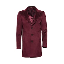 Wessi Bordo Sivri Yaka Slimfit Kaban 001